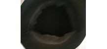 chapeau femme ancien en feutre et ruban  taille 50cm
