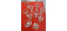Verrerie ancienne : verres à côtes plates 