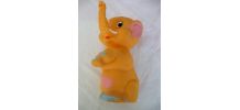 Figurine vintage  Rubbertoys : éléphant 