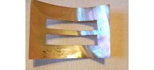 Ancienne boucle coulissante en nacre