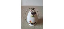 coquetier ancien enporcelaine