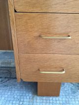 Petit bureau en chêne ,vintage 1950