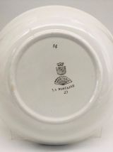 6 assiettes creuses, style écuelle « Digoin Sarreguemines / 
