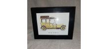 carte déco sous cadre voiture véhicule Rolls Royce Silver Gh