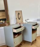 Paire de chevet vintage