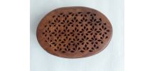 Boite en bois ajourée - vintage. 