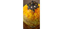 lampe art nouveau en bronze abat jour pate verre 59x20 