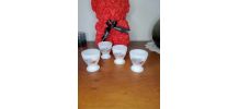 Lot de 4 coquetiers Arcopal