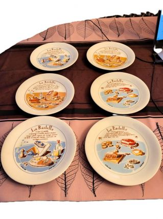 service à raclette : 6 assiettes 1 saladier et 2 ramequins