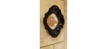 Plat creux porcelaine décor or 22K