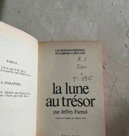 La lune au trésor, Jeffrey Farnol (Ref. 2024-149)