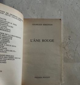 L'âne rouge, Simenon (Ref. 2024-181)