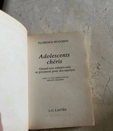 Adolescents chéris, Florence Hugodot (Ref. 2024-187)