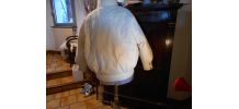doudoune vintage pyrenex quasi neuf t m blanc creme duvet 
