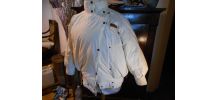 doudoune vintage pyrenex quasi neuf t m blanc creme duvet 