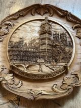 Assiette en bois London Houses Of Parliament