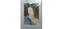 Autoportrait Aquarelle originale année 90