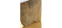 Bas relief polychrome en bois 