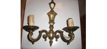 Paire d'appliques en bronze