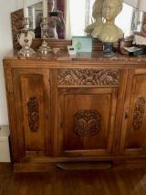 Lot Mobilier 30 (6 pièces) : bibliothèque, armoire, bureau,