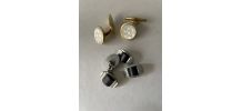 Lot 2 paires de boutons de manchettes 