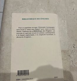 Bibliothèque des énigmes, C. Lacampagne (Ref. 2024-258)