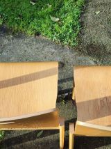 13 chaises en bois vintage 