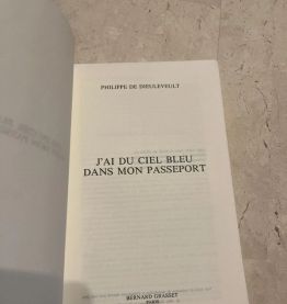 J'ai du ciel bleu dans mon passeport (Ref. 2024-292)