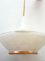 Suspension verre space age UFO 1970 
