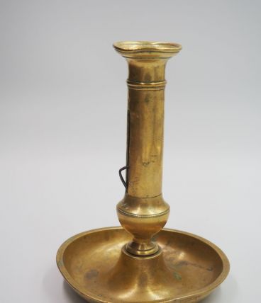 Bougeoirs doré en laiton
