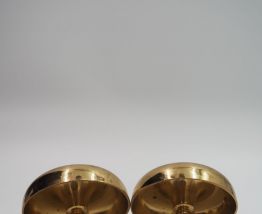 2 bougeroirs doré en laiton