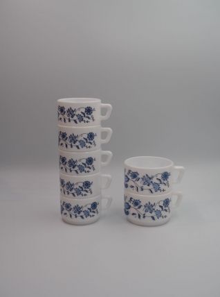 Lot de 5 petites tasses Aster