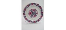 Assiettes de collection motif à fleurs