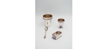 Coffret argenterie de baptême