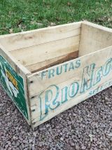 Caisse à fruits vintage en bois 