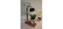 Lampe à poser déco recyclage robinet