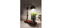 Lampe à poser déco recyclage robinet
