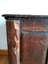 Coffre de château en chêne 19ème siècle