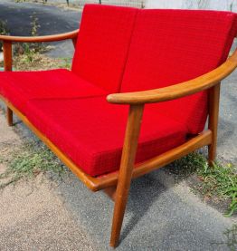 Canapé scandinave en teck année 1960
