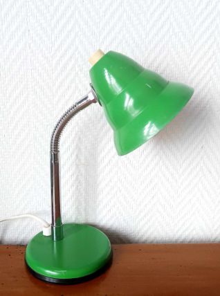 Lampe cocotte vintage verte 1950