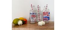Bouteilles de lait anglaises vintage