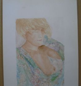 Aquarelle originale intitulée Elise  de 1989