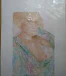 Aquarelle originale intitulée Elise  de 1989