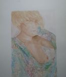 Aquarelle originale intitulée Elise  de 1989