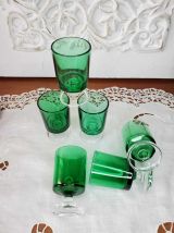 Ensemble de 6 verres à vin vert Suède LUMINARC