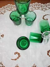 Ensemble de 6 verres à vin vert Suède LUMINARC