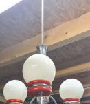 suspension a trois boules opaline italien style targetty ann