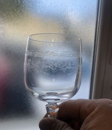 Lot 60 verres cristal d arques MATIGNON et 1seau à glaçons 