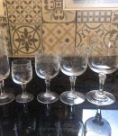 Lot 60 verres cristal d arques MATIGNON et 1seau à glaçons 