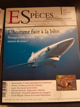 Revues Espèces 2 numéros 